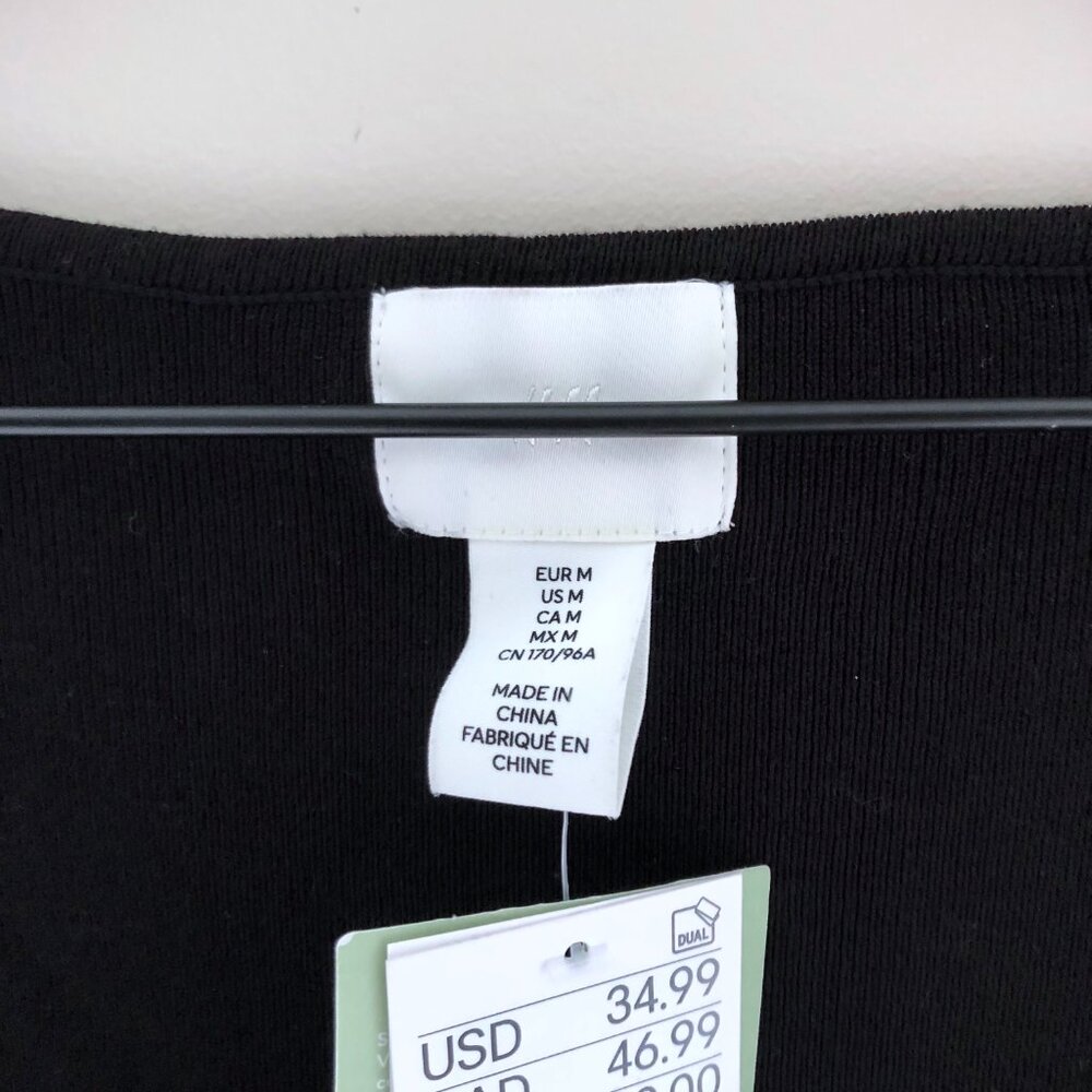 NWT H&M Bead Detail Knit Top - Picture 2 of 5